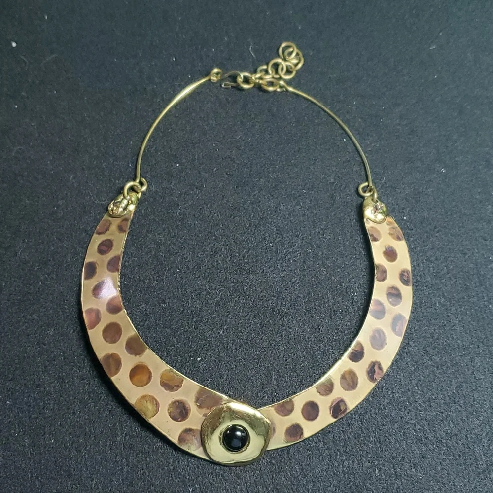 Brass Choker Necklace